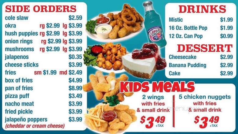 Super Sharks Fish and Chicken - Indianapolis, IN menu_pic