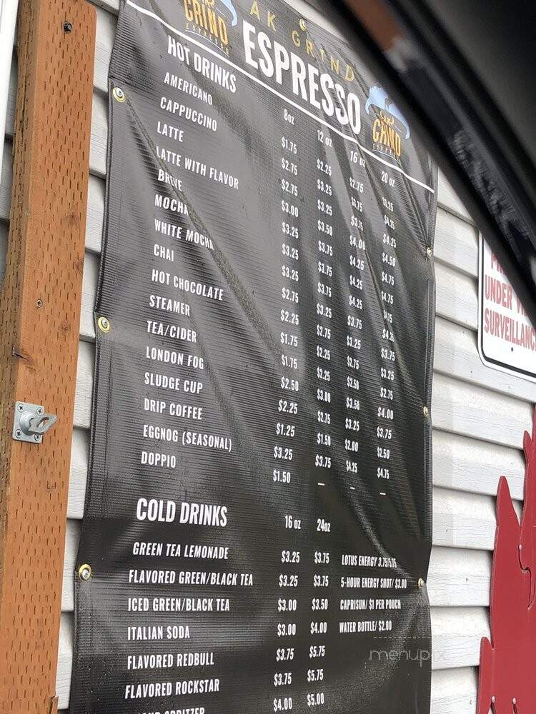 AK Grind Espresso - Anchorage, AK menu_pic