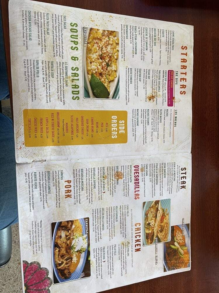 Los Cantaritos - Rock Hill, SC menu_pic