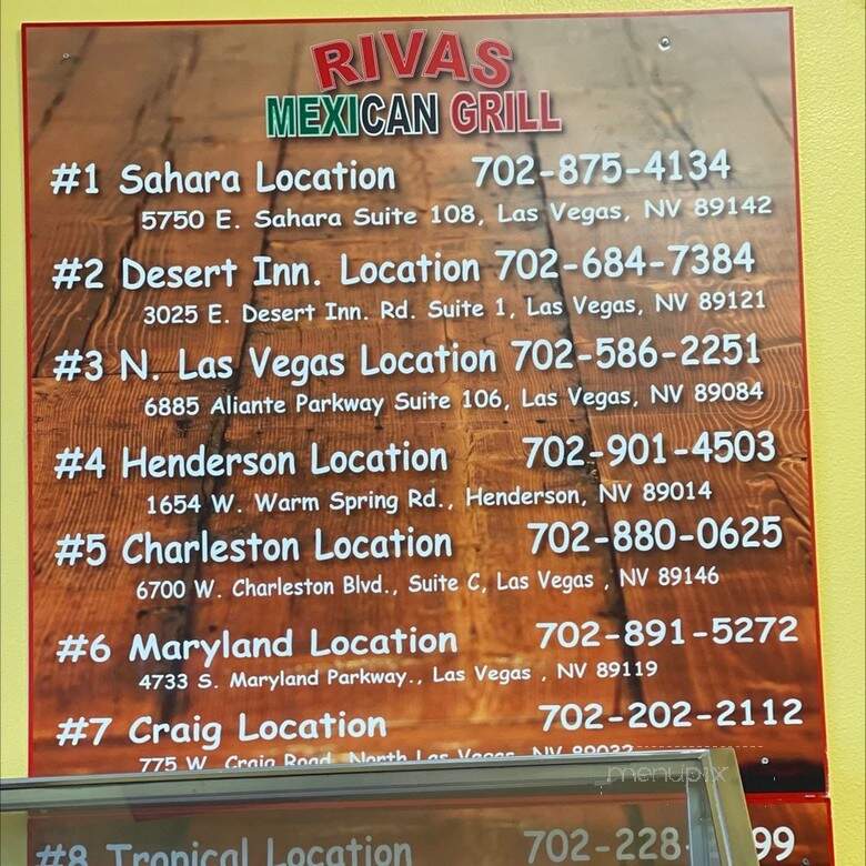 Rivas Mexican Grill #7 - North Las Vegas, NV