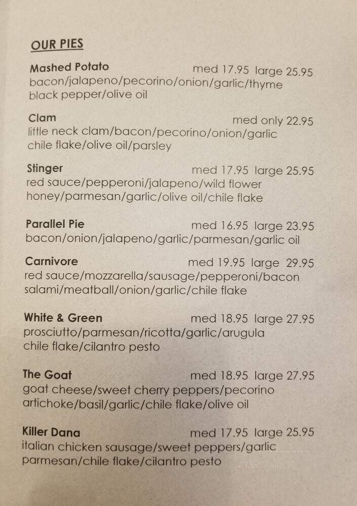 Parallel Pizzeria - Dana Point, CA