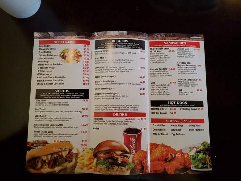 Blaney's Wings & Grill - Lexington, SC menu_pic