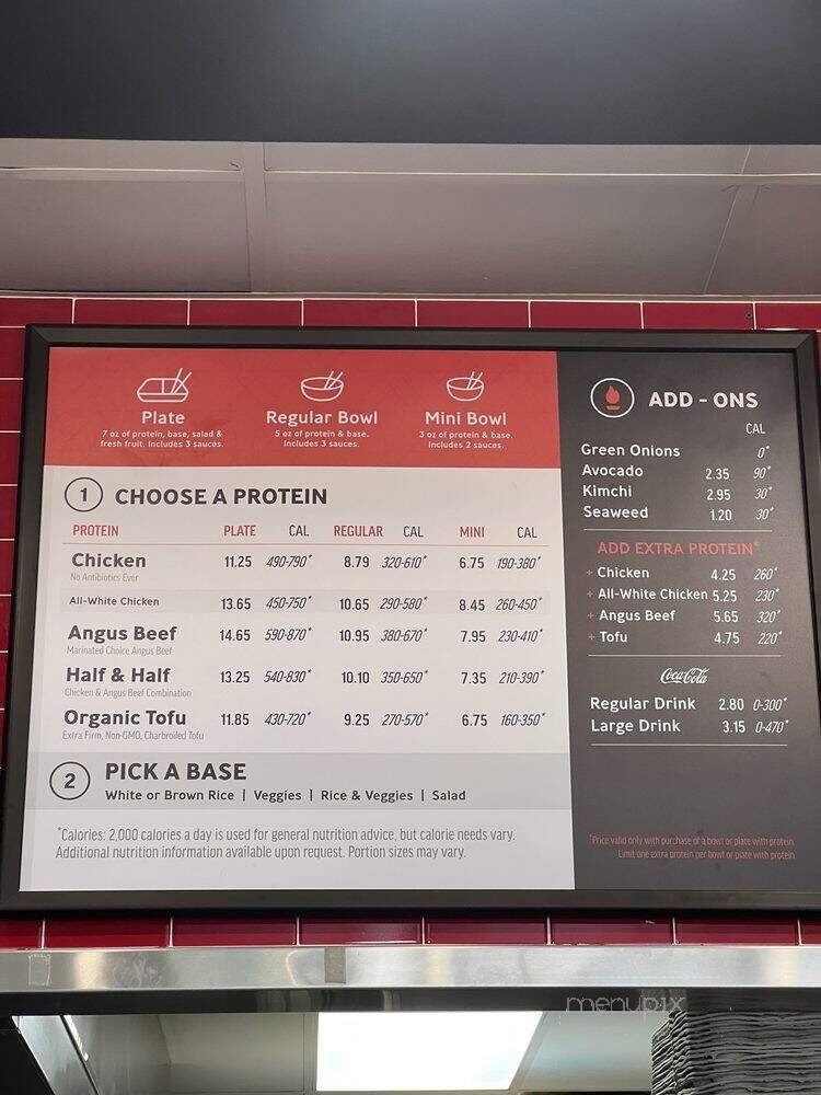 Flame Broiler - La Verne, CA menu_pic