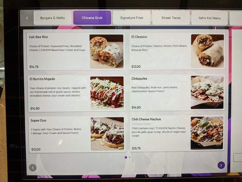 Chicana Vegana - Fullerton, CA menu_pic