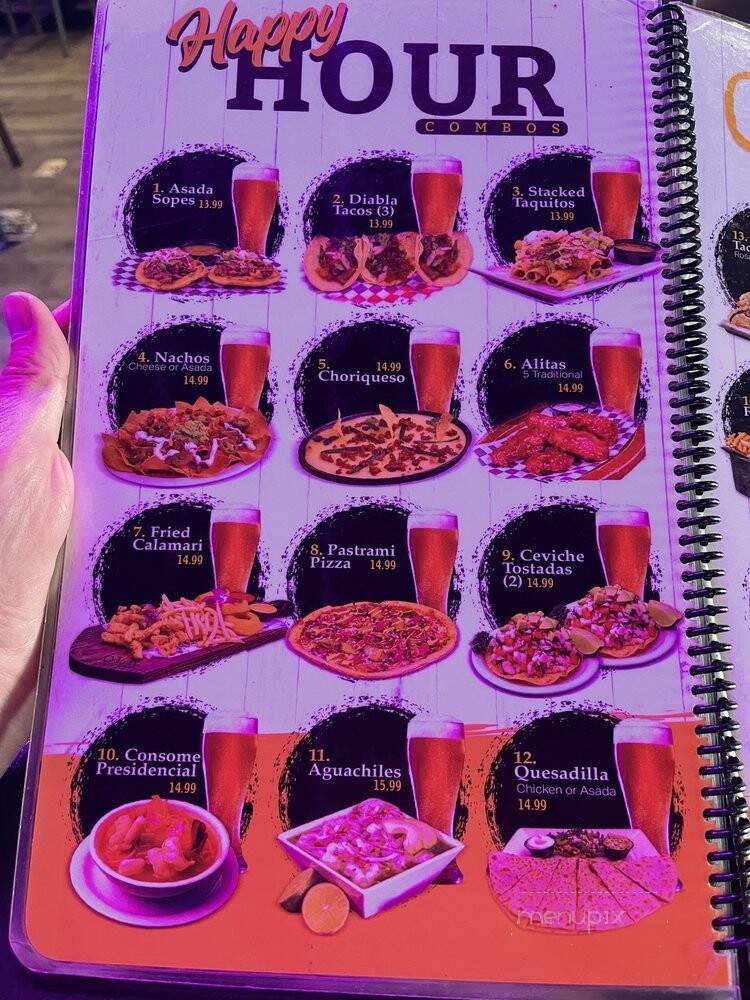 OLA Restobar - Covina, CA menu_pic
