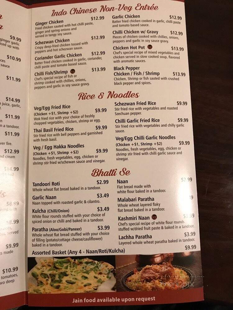 Kurry Zone - Somerset, NJ menu_pic