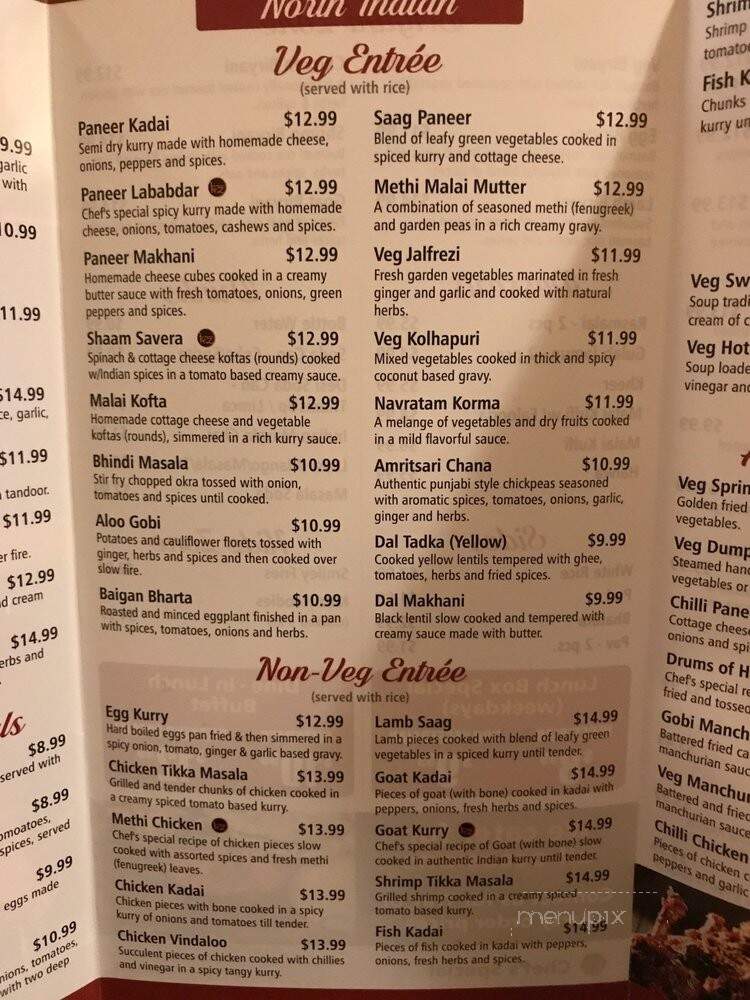 Kurry Zone - Somerset, NJ menu_pic