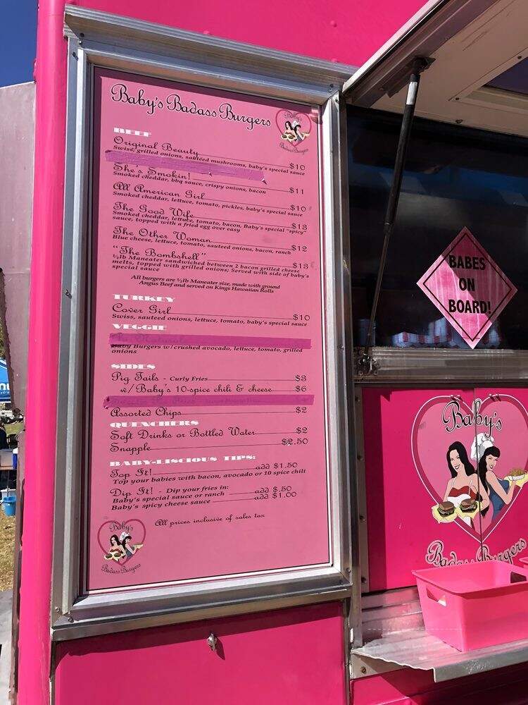 Baby's Badass Burgers - Oxnard, CA menu_pic