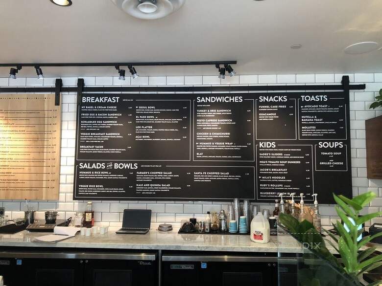 Fairgrounds Coffee and Tea - Los Angeles, CA menu_pic
