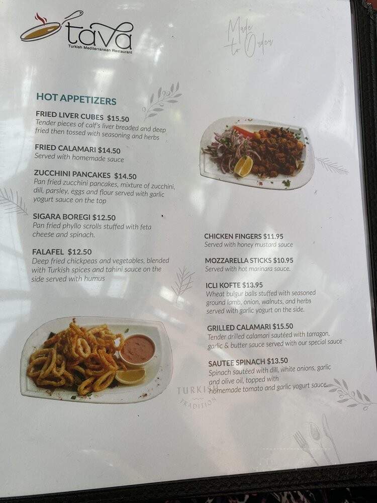 Tava Turkish and Mediterranean - Brooklyn, NY menu_pic