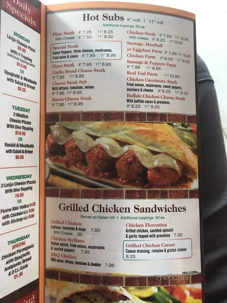 Cafe Pomodoro - Wilmington, DE menu_pic