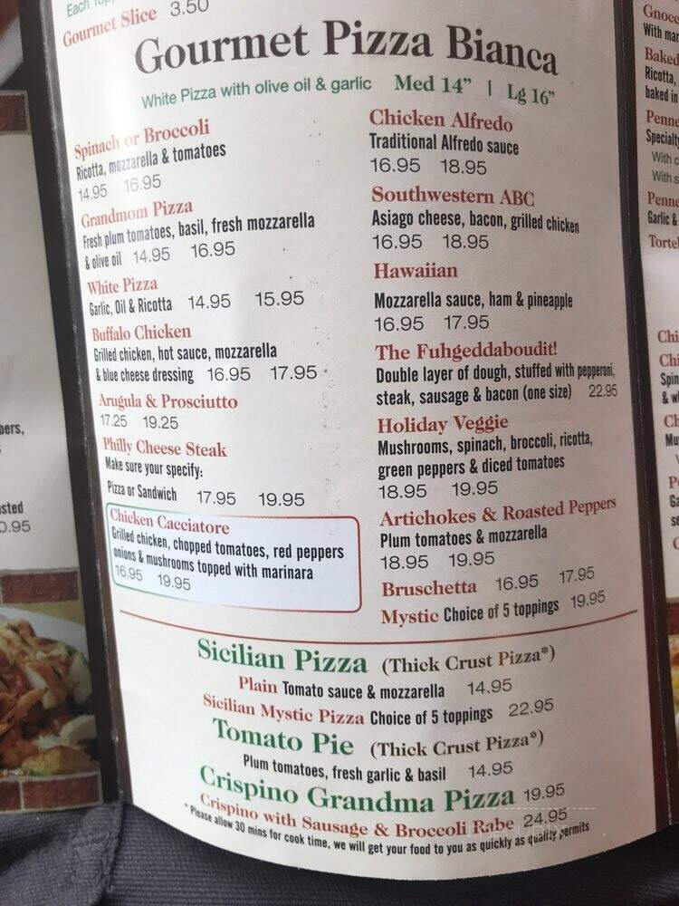 Cafe Pomodoro - Wilmington, DE menu_pic