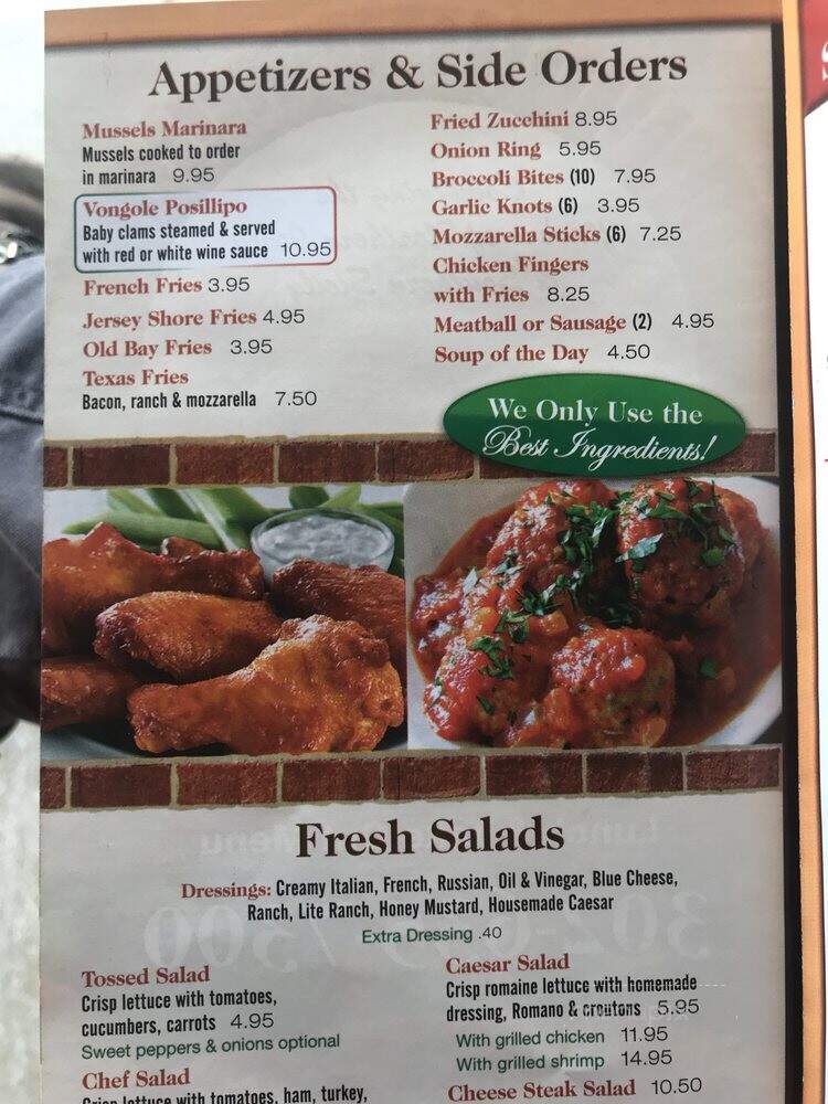 Cafe Pomodoro - Wilmington, DE menu_pic