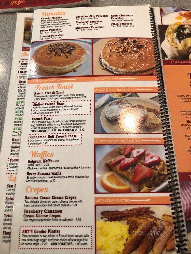 Art's Skillet - Indianapolis, IN menu_pic