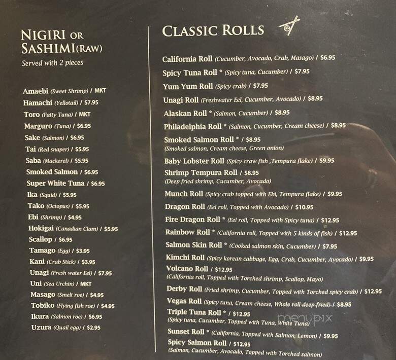 Sushi Master - Prospect, KY menu_pic
