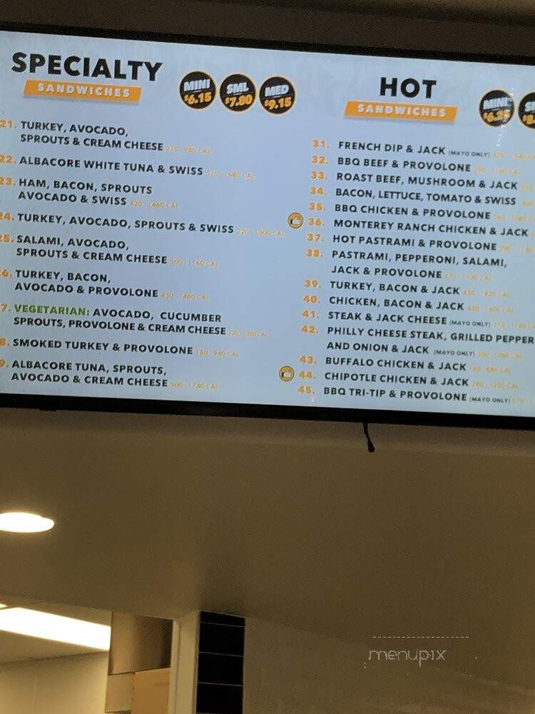 Deli Delicious - Fresno, CA menu_pic