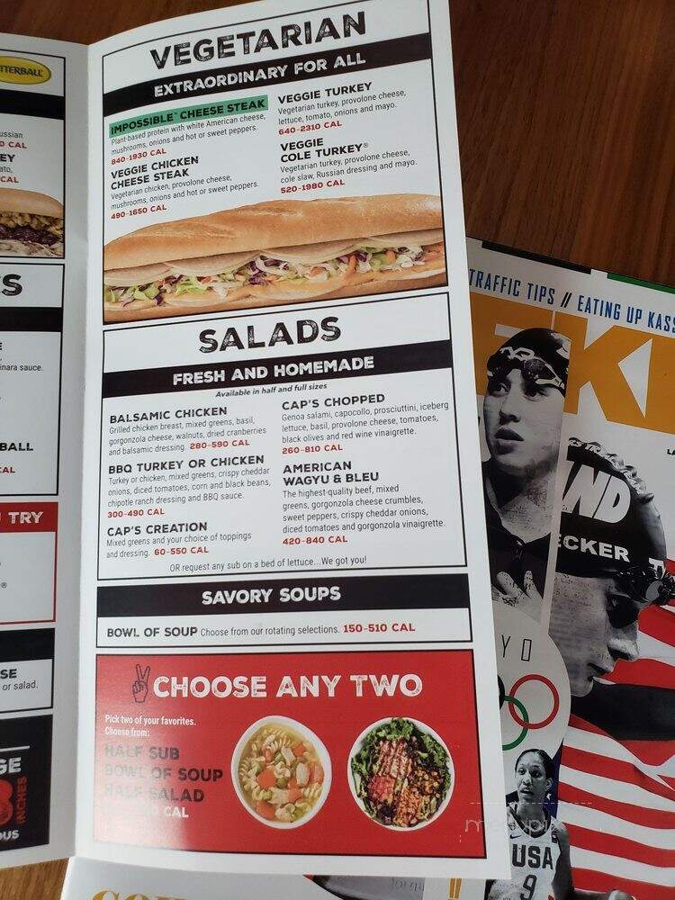 Capriotti's Sandwich Shop - Las Vegas, NV menu_pic