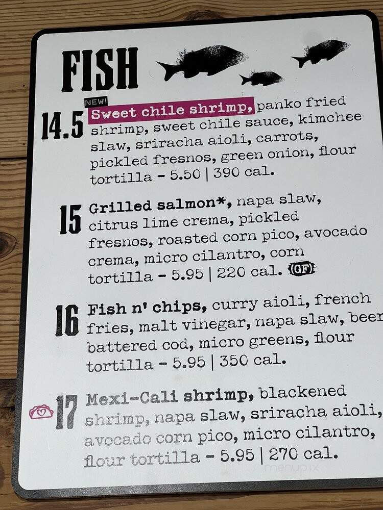 Velvet Taco - Houston, TX menu_pic