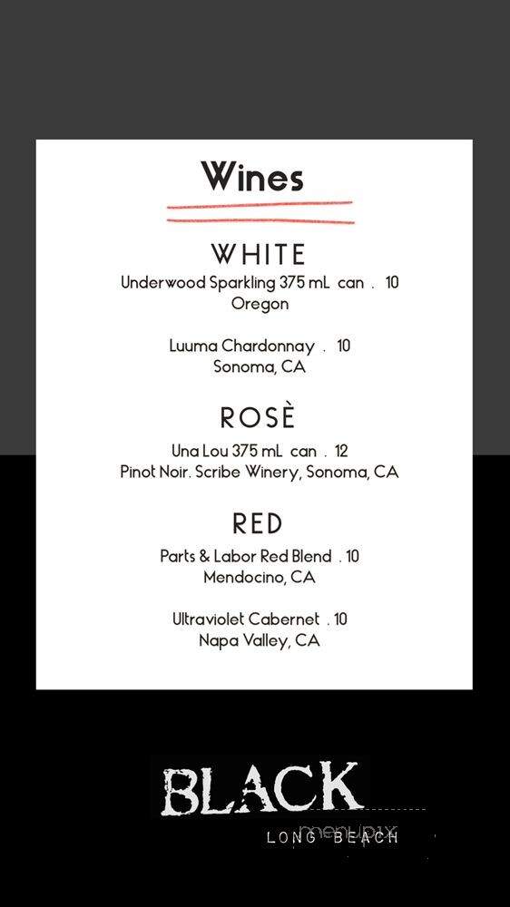 Black Long Beach - Long Beach, CA menu_pic