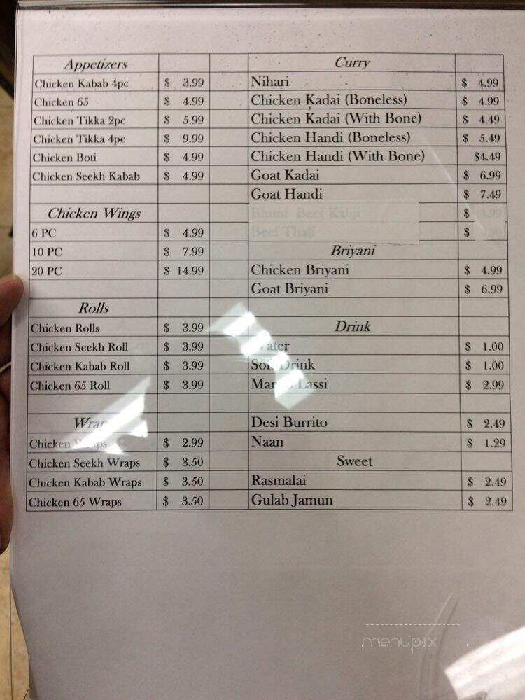 Al Barakah - Decatur, GA menu_pic