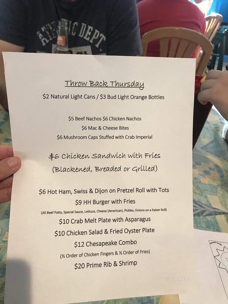 Snatchers Creekside - North East, MD menu_pic