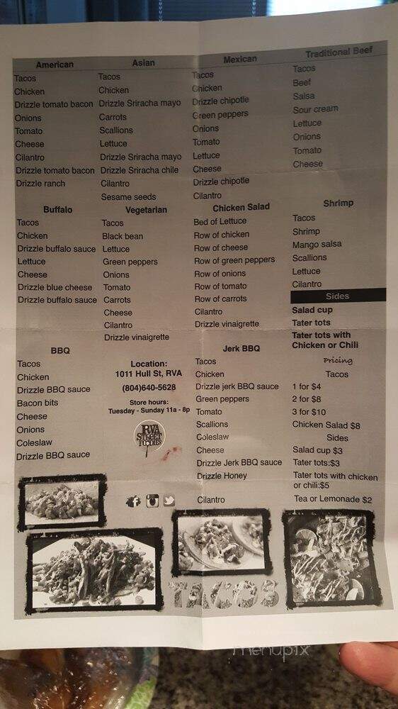 RVA Street Foodies - Richmond, VA menu_pic