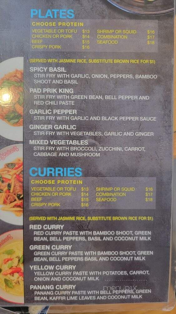 D E Thai Kitchen - Las Vegas, NV menu_pic