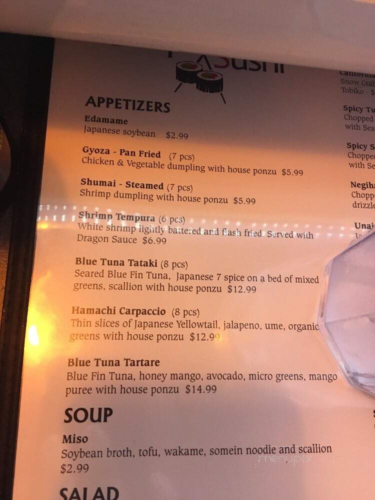 Simply Sushi - Destin, FL menu_pic