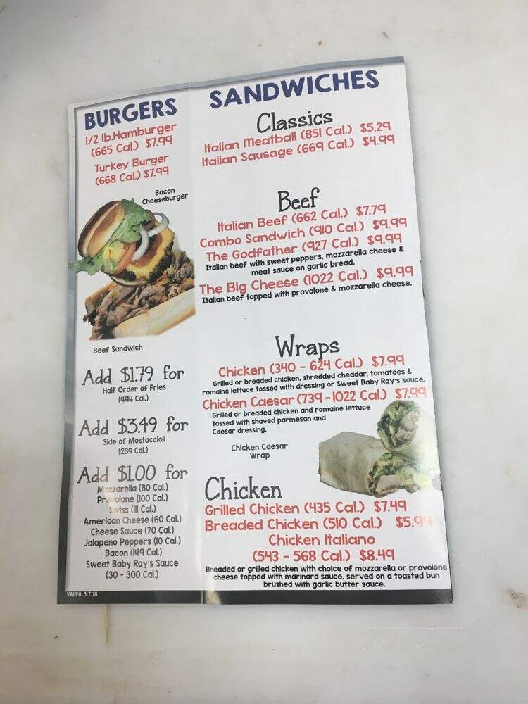 Beggars Pizza - Valparaiso, IN menu_pic