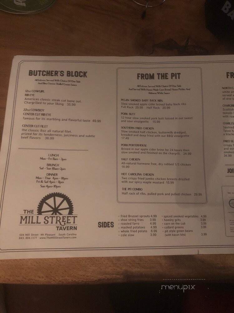 The Mill Street Tavern - Mount Pleasant, SC