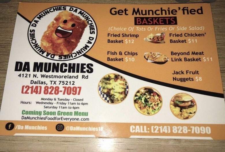 Da Munchies - Dallas, TX menu_pic
