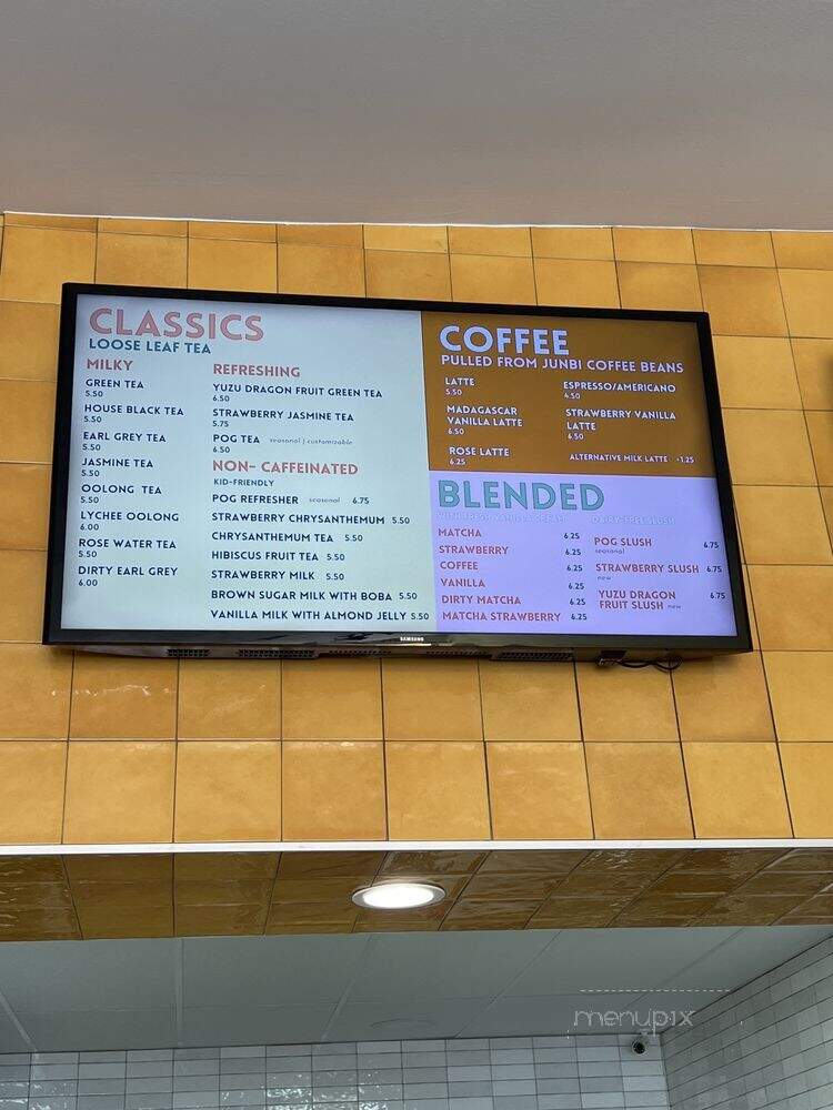 Sip Matcha - Los Angeles, CA menu_pic
