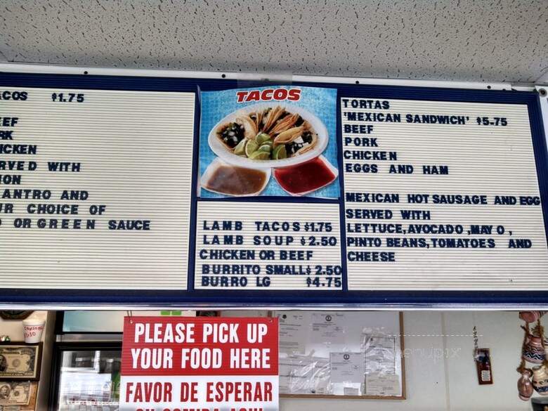 Taqueria San Miguel - Lexington, KY menu_pic
