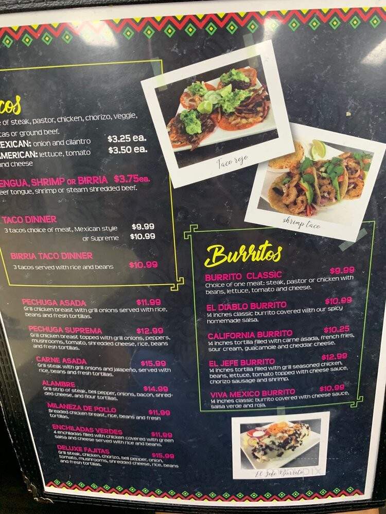 La Mixteca - Urbana, IL menu_pic