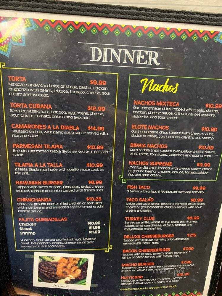 La Mixteca - Urbana, IL menu_pic
