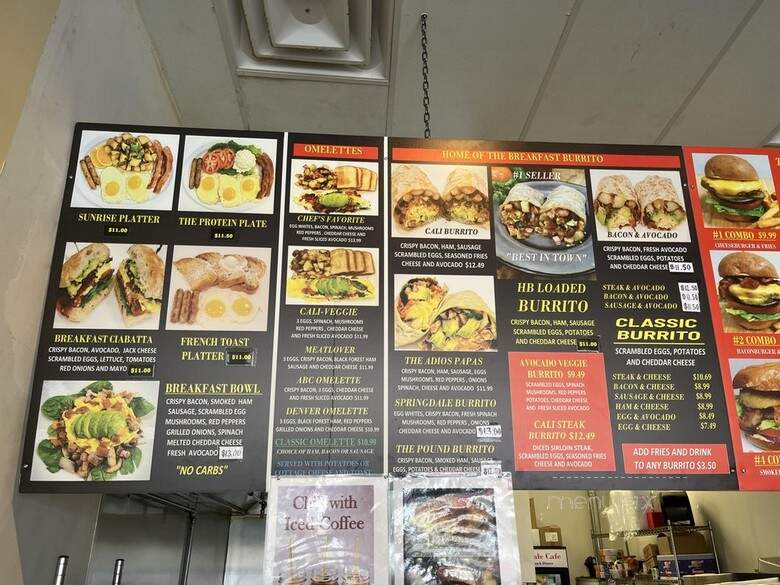 Springdale Cafe - Huntington Beach, CA menu_pic