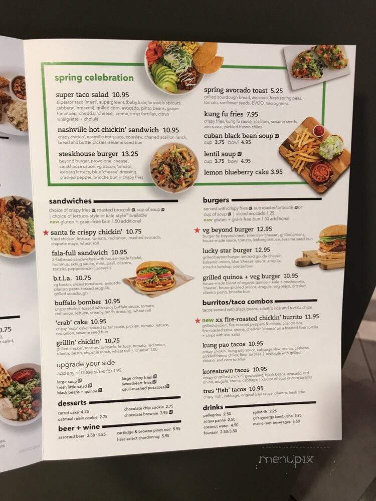 Veggie Grill - Los Angeles, CA menu_pic