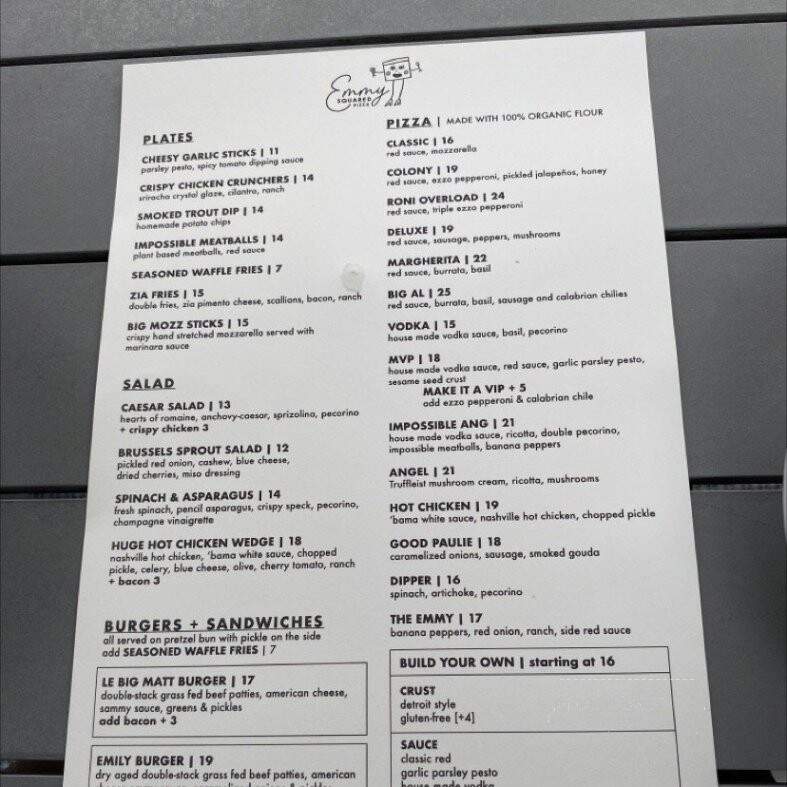 Emmy Squared - Nashville, TN menu_pic