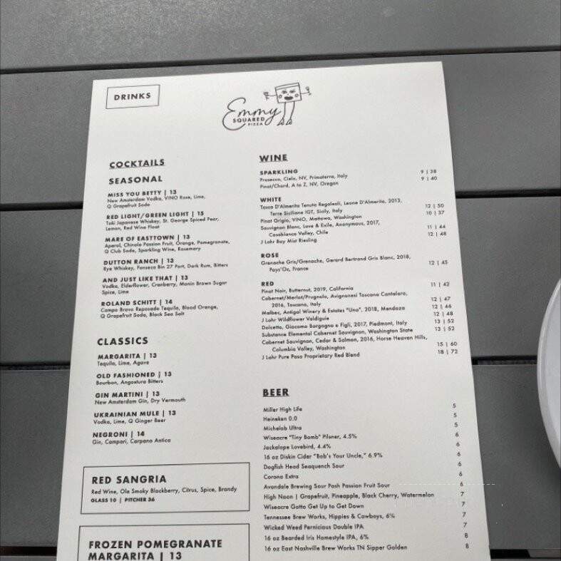 Emmy Squared - Nashville, TN menu_pic