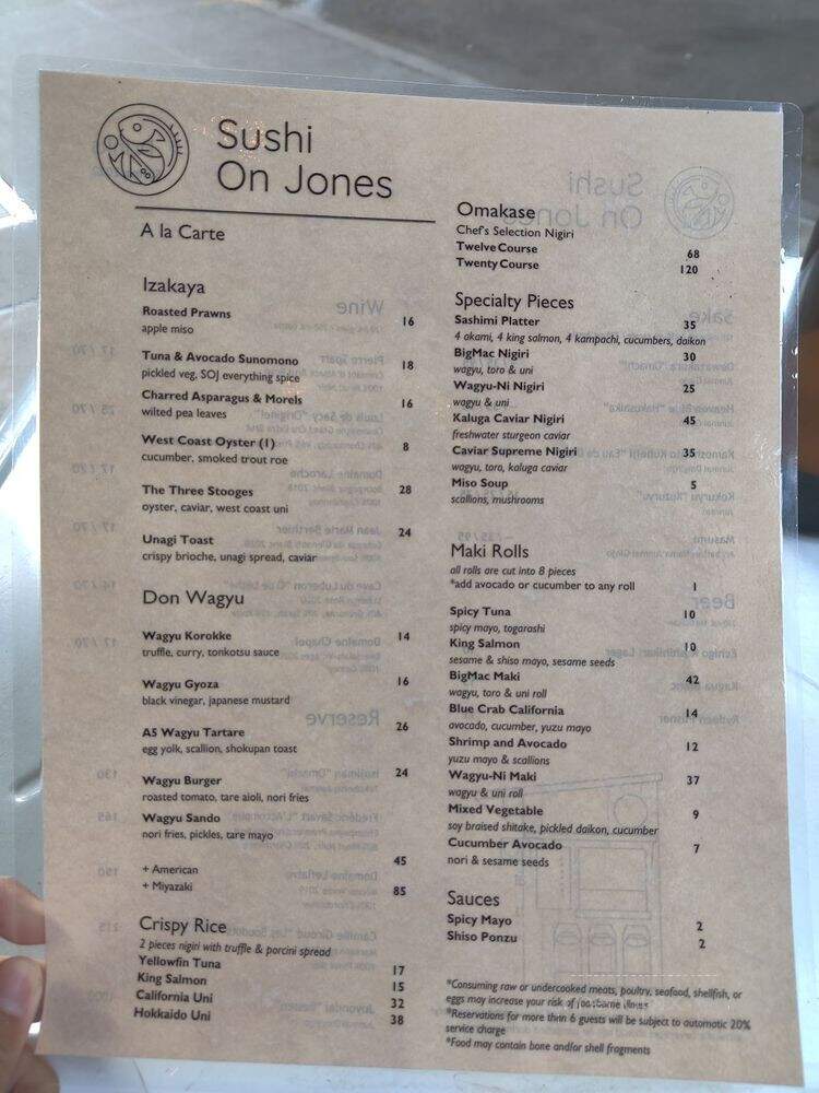 Sushi on Jones - New York, NY