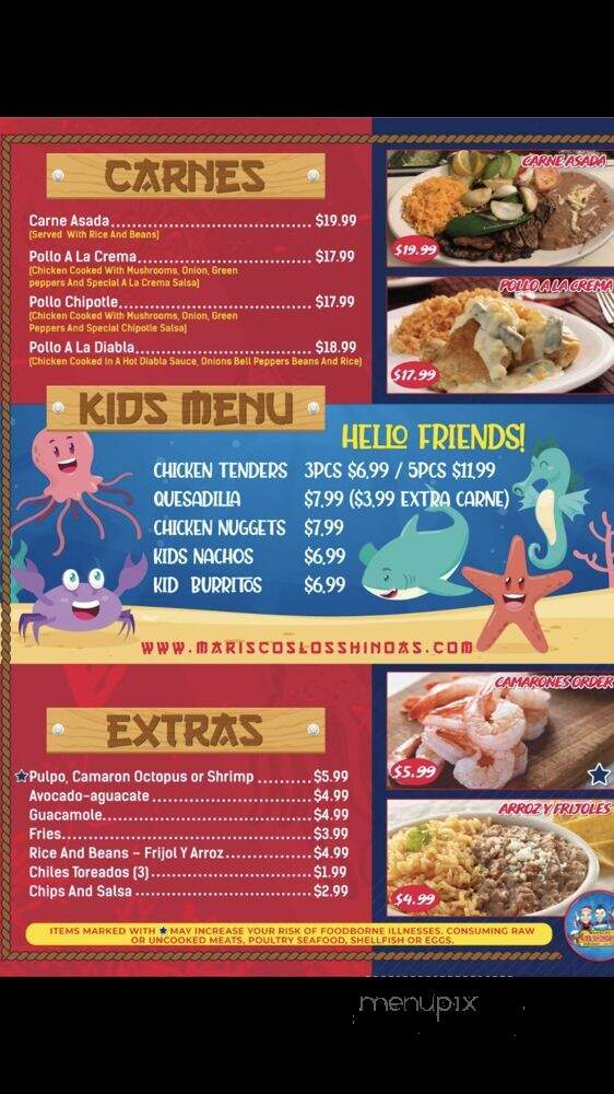 Mariscos - East Wenatchee, WA menu_pic