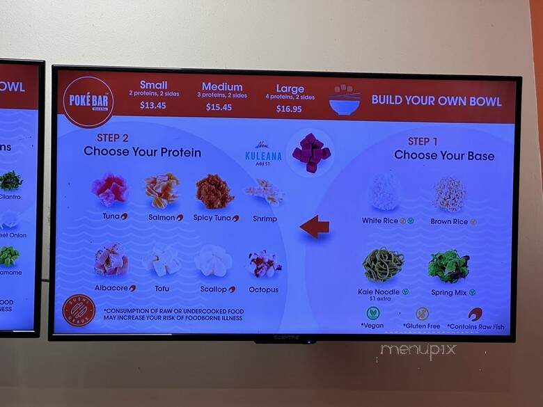 Poke Bar - Carson, CA menu_pic