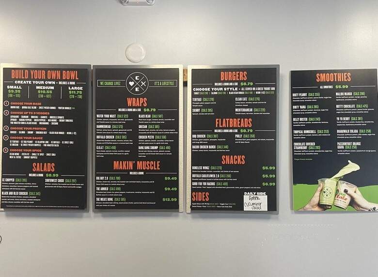 Clean Eatz - Goldsboro, NC menu_pic