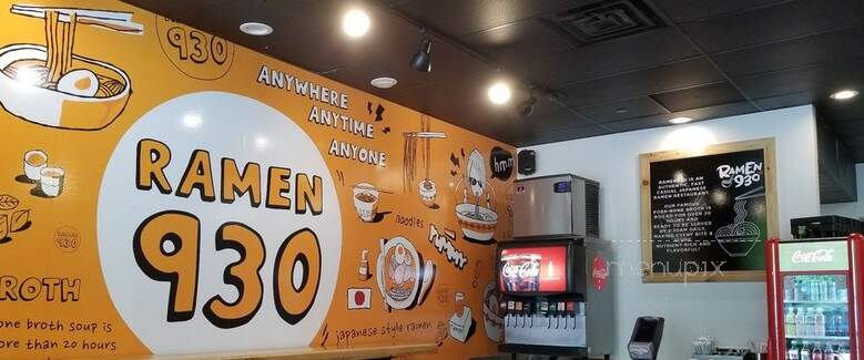 Ramen930 - Salt Lake City, UT menu_pic