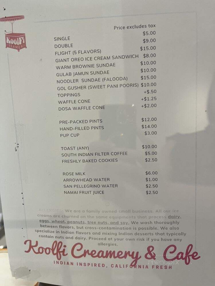Koolfi Creamery - San Leandro, CA