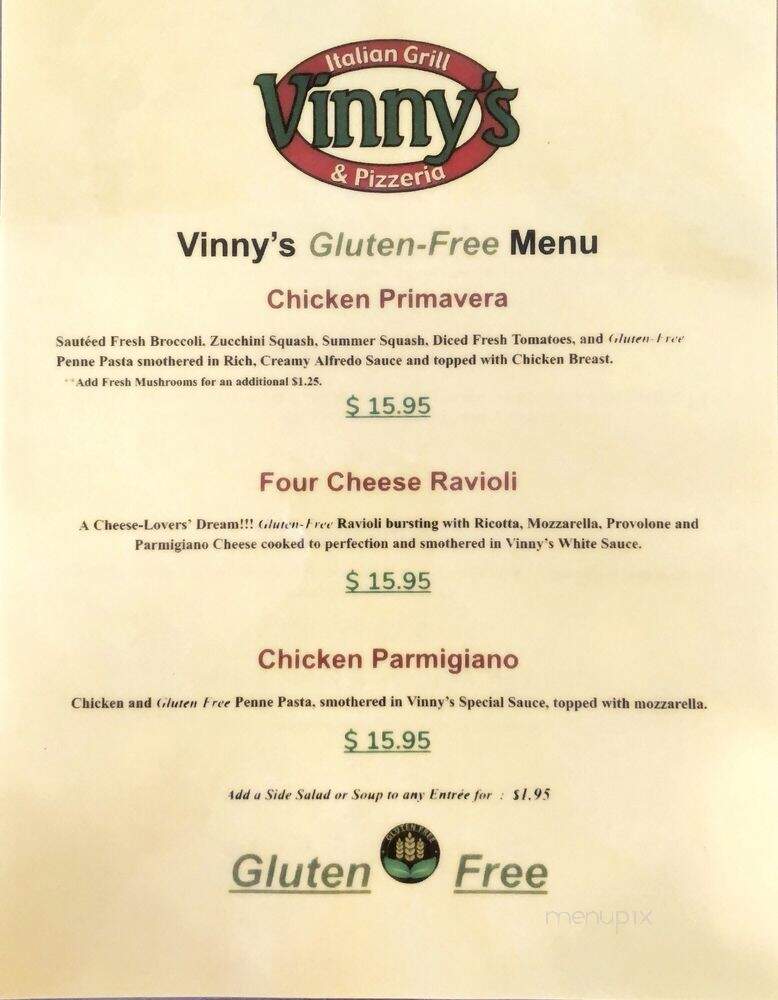 Vinny's Italian Grill - Harrisonburg, VA