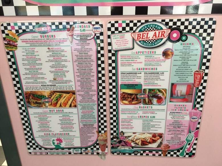 Bel Air - Bechtelsville, PA menu_pic