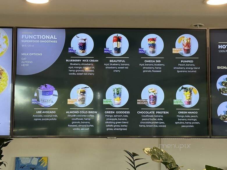 RawASF - Milpitas, CA menu_pic