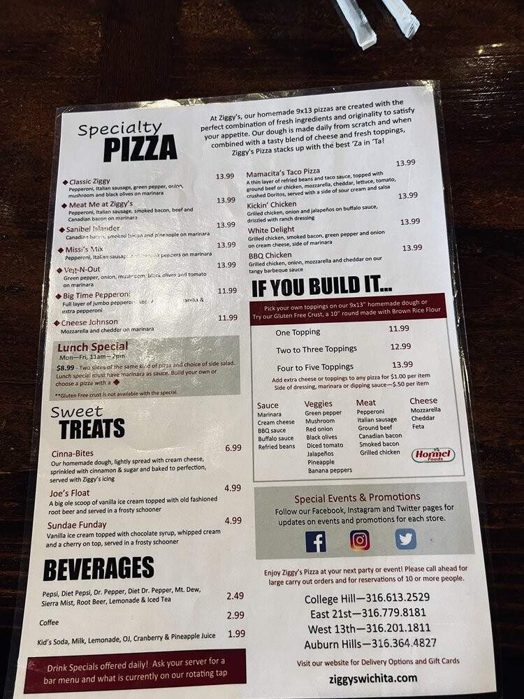 Ziggys Pizza - Wichita, KS