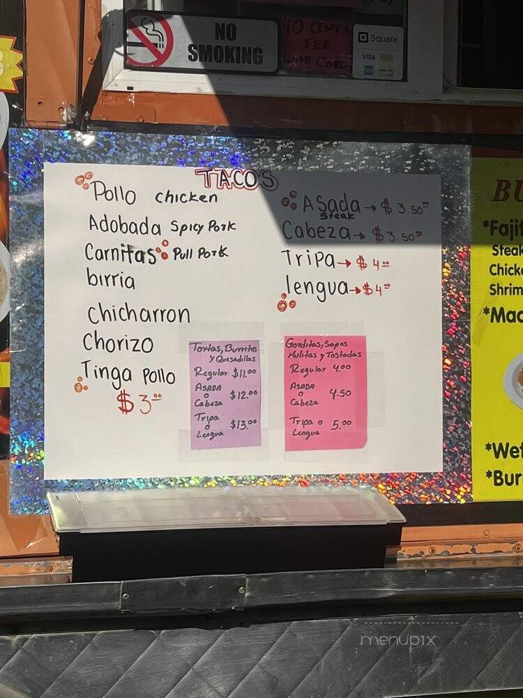 Taqueria La Flama - Renton, WA menu_pic